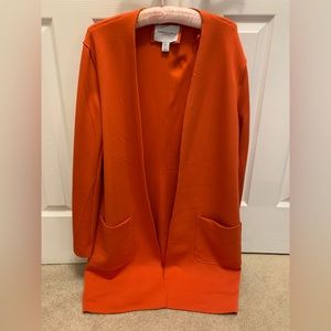 Orange Sweater Jacket Size LG